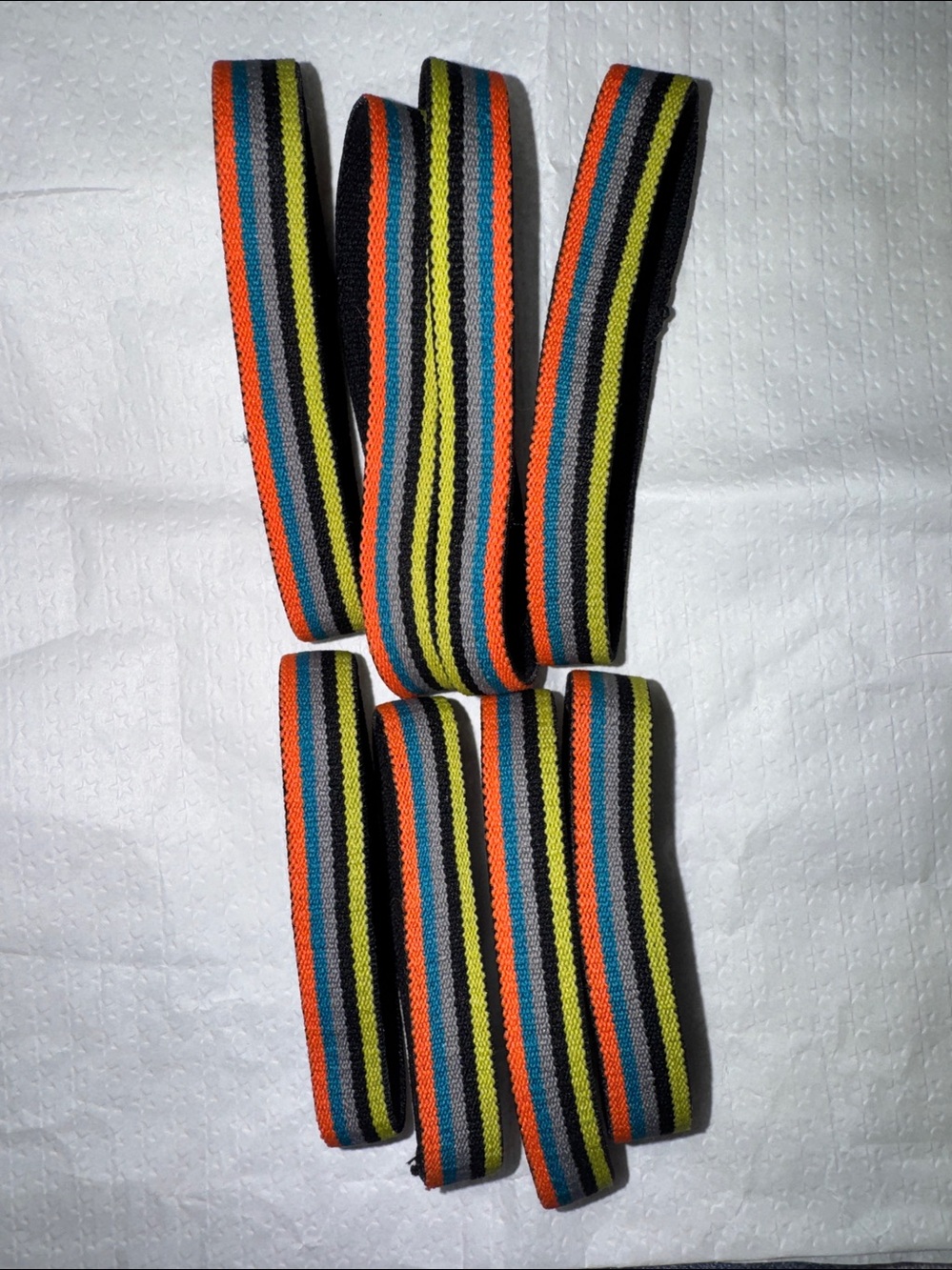 Smartwool set of 8 (eight) Elastic Bands with Rainbow Edge - Multipack New
